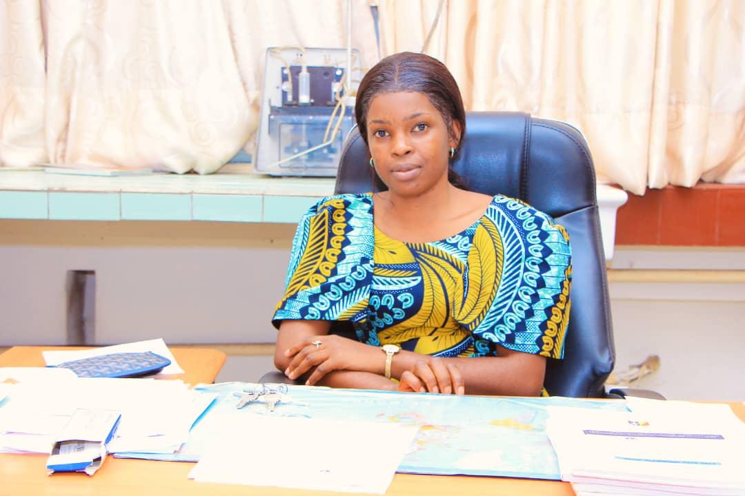 Mlle Lumière NKUTU KEMBISA, Coordonnatrice Adjointe de CC CONGO