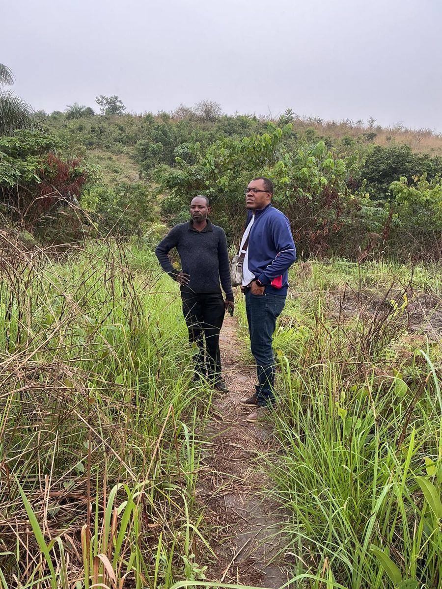 Visite de terrain de membres de CC CONGO
